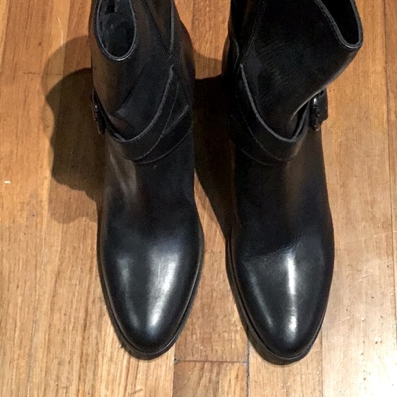 Sesto Meucci Black Leather Booties 9-1/2 M NEW - Picture 5 of 5